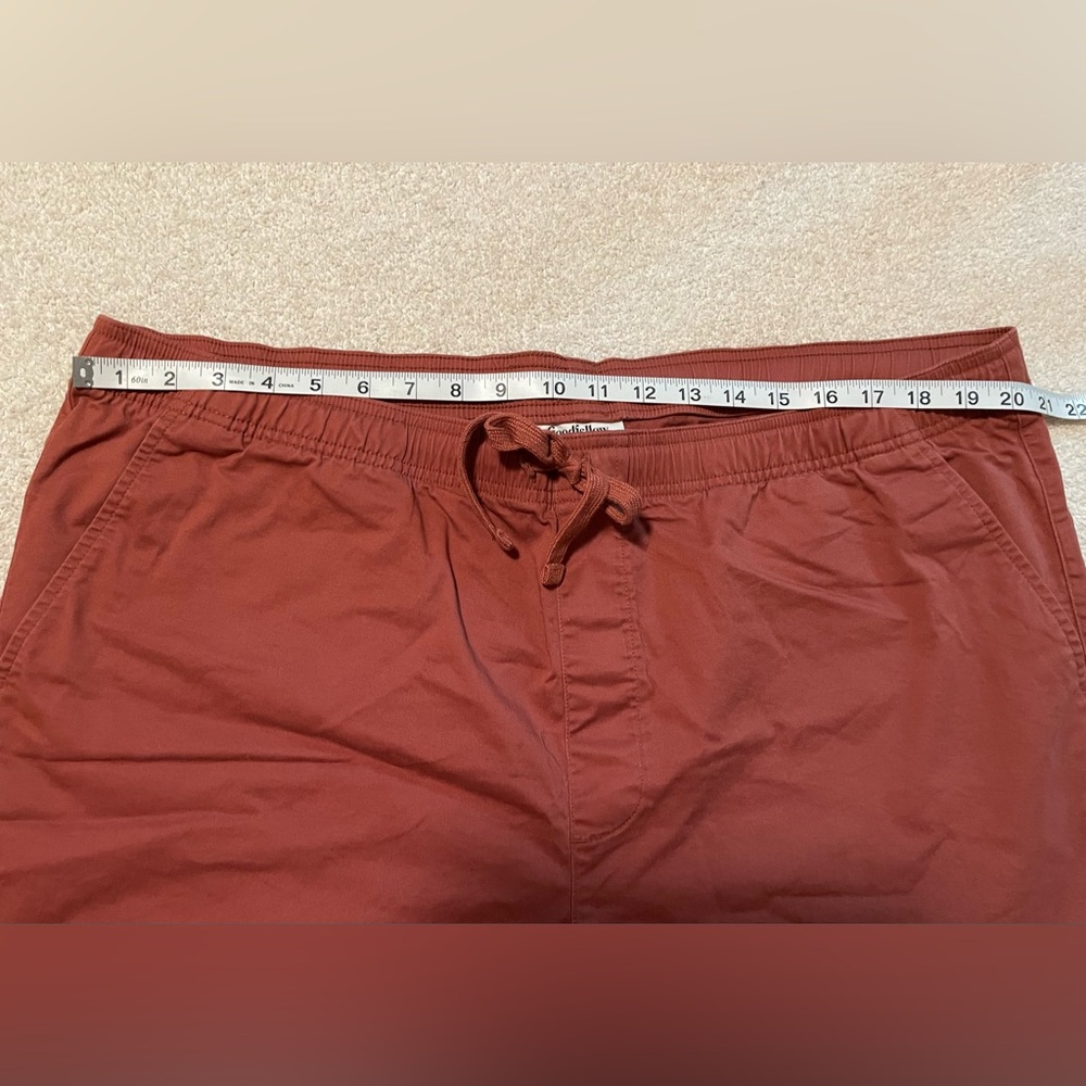 Goodfellow & Co Red Rust Pull On Shorts - Picture 2 of 6